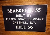 Seabreeze Replacement Plaque